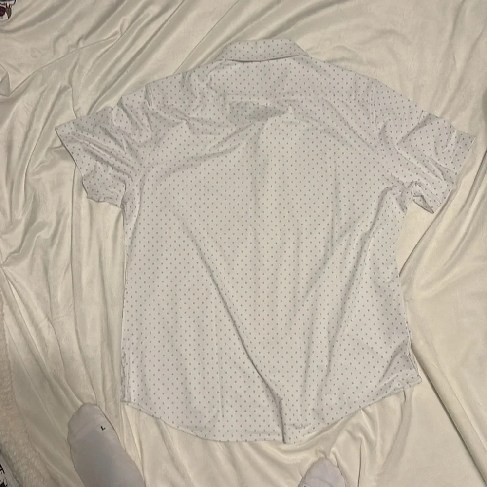 NWT 🔹7 Diamonds Men's White Short Sleeve Button-Down Shirt🔹 - Picture 6 of 9
